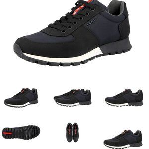 Prada Men's Black Matchrace Sneaker 4E2942, size 11.5